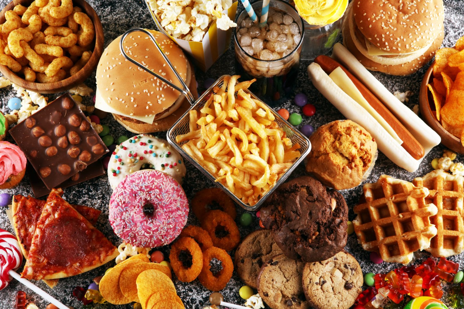 alimentos dañinos