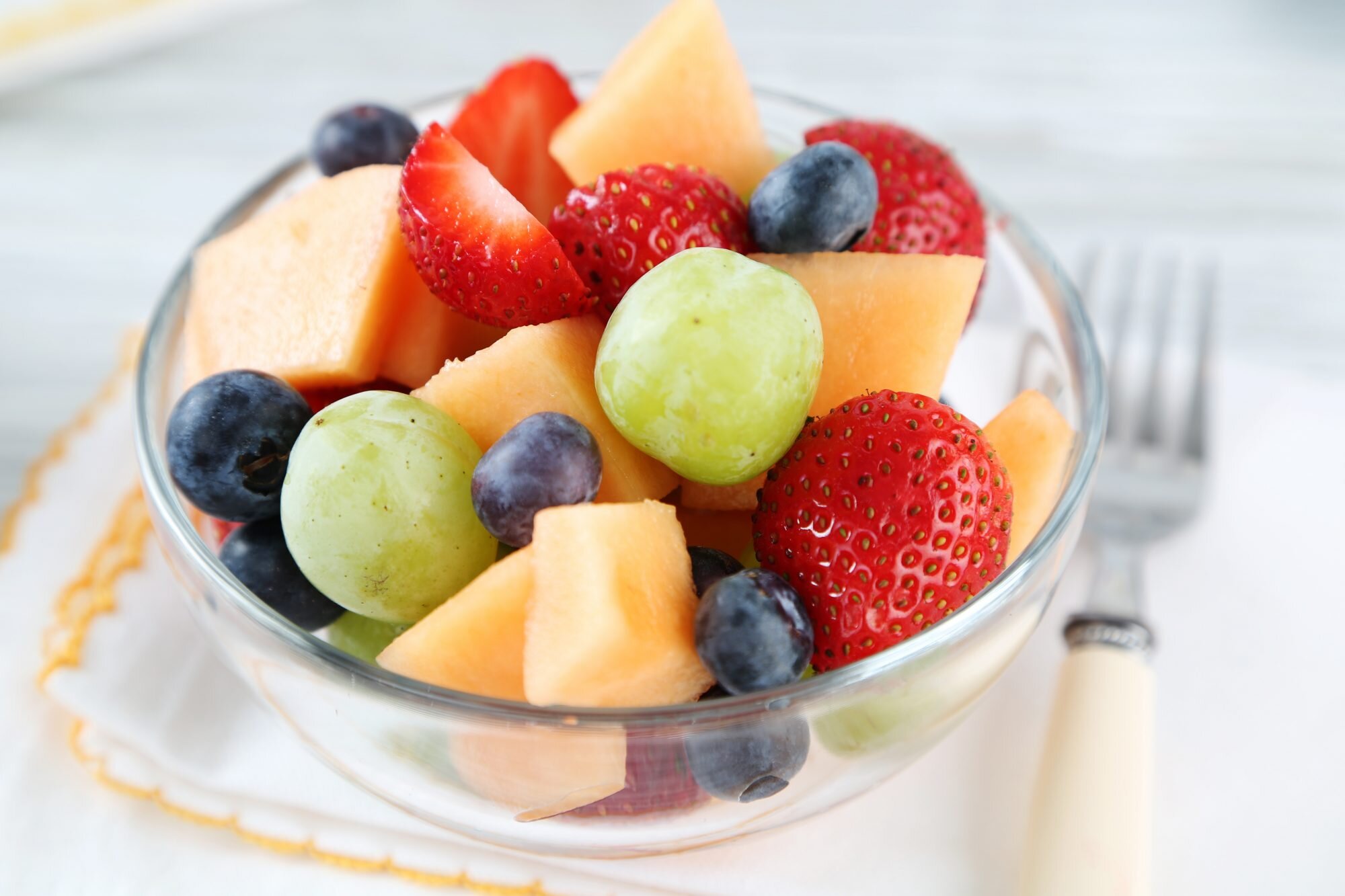 fruta picada