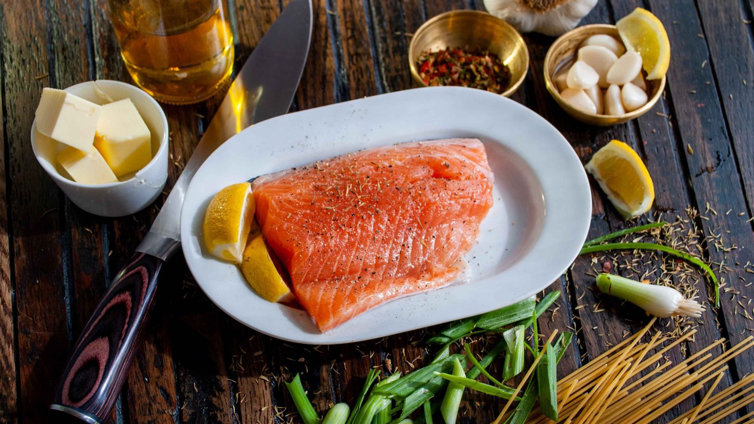 salmón ahumado