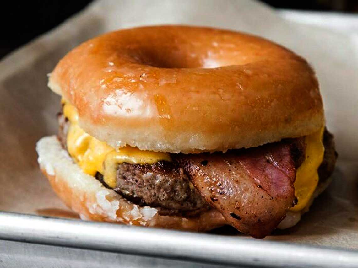 hamburguesa de dona