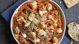 pasta con coliflor