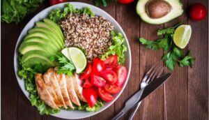 ensalada con pollo