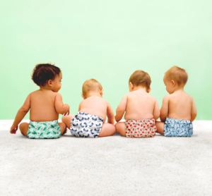 toddlers en pañal