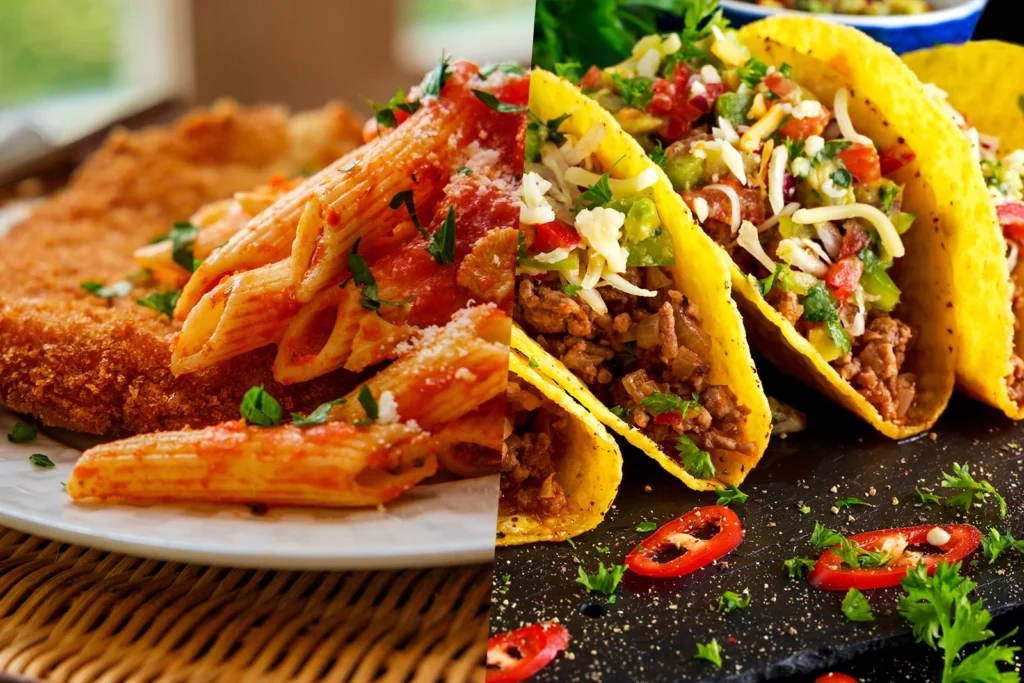 Fusión gastronómica mexicano-italiana