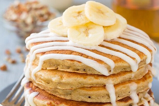 Hotcakes de plátano 